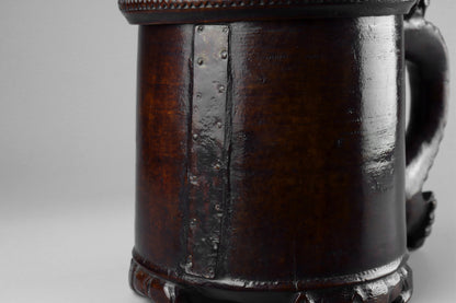 Burr Wood Peg Tankard