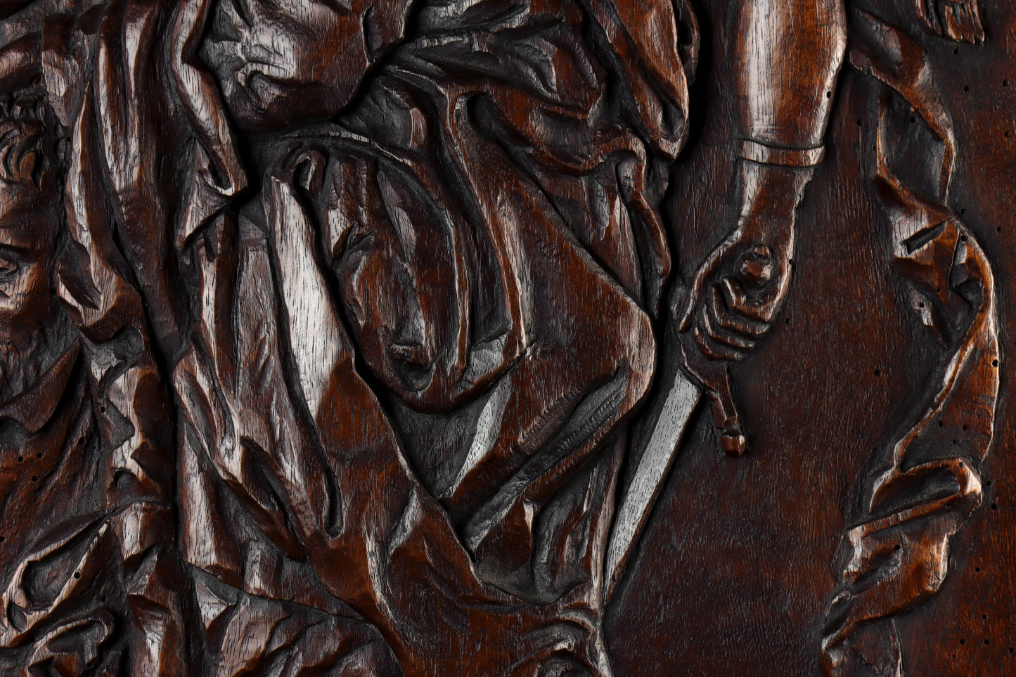 Carved Panel Judith With The Head of Holofernes