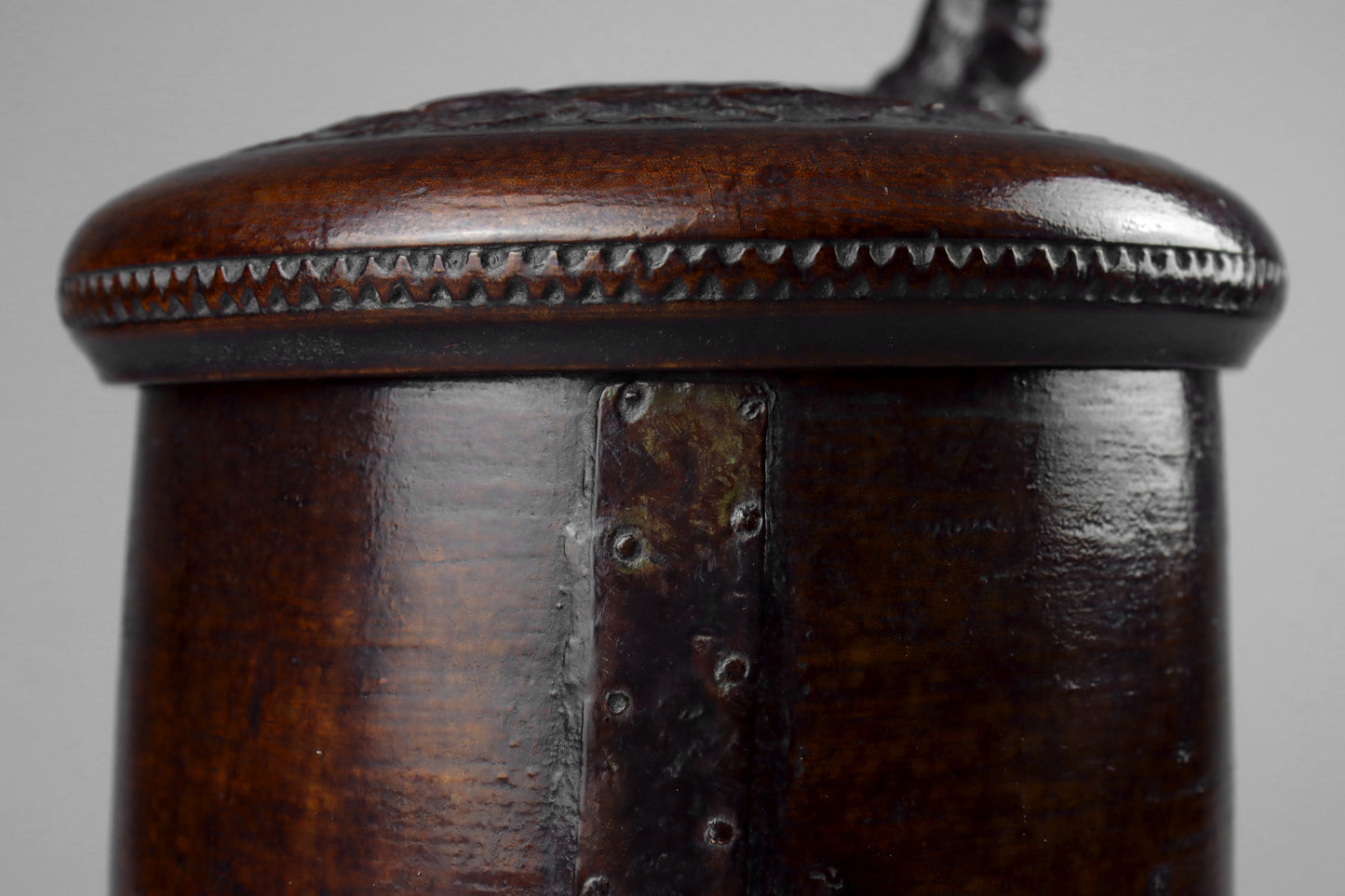 Burr Wood Peg Tankard