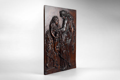 Carved Panel Judith With The Head of Holofernes