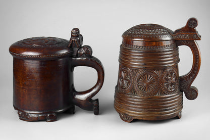 Burr Wood Peg Tankard