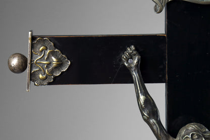 Ebonised Crucifix & Christ