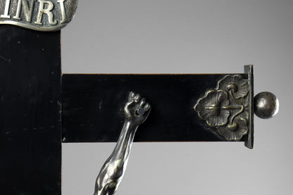Ebonised Crucifix & Christ