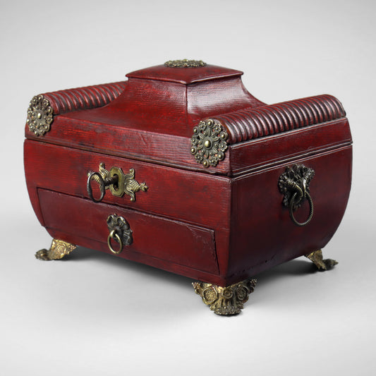Regency Leather Sewing Box