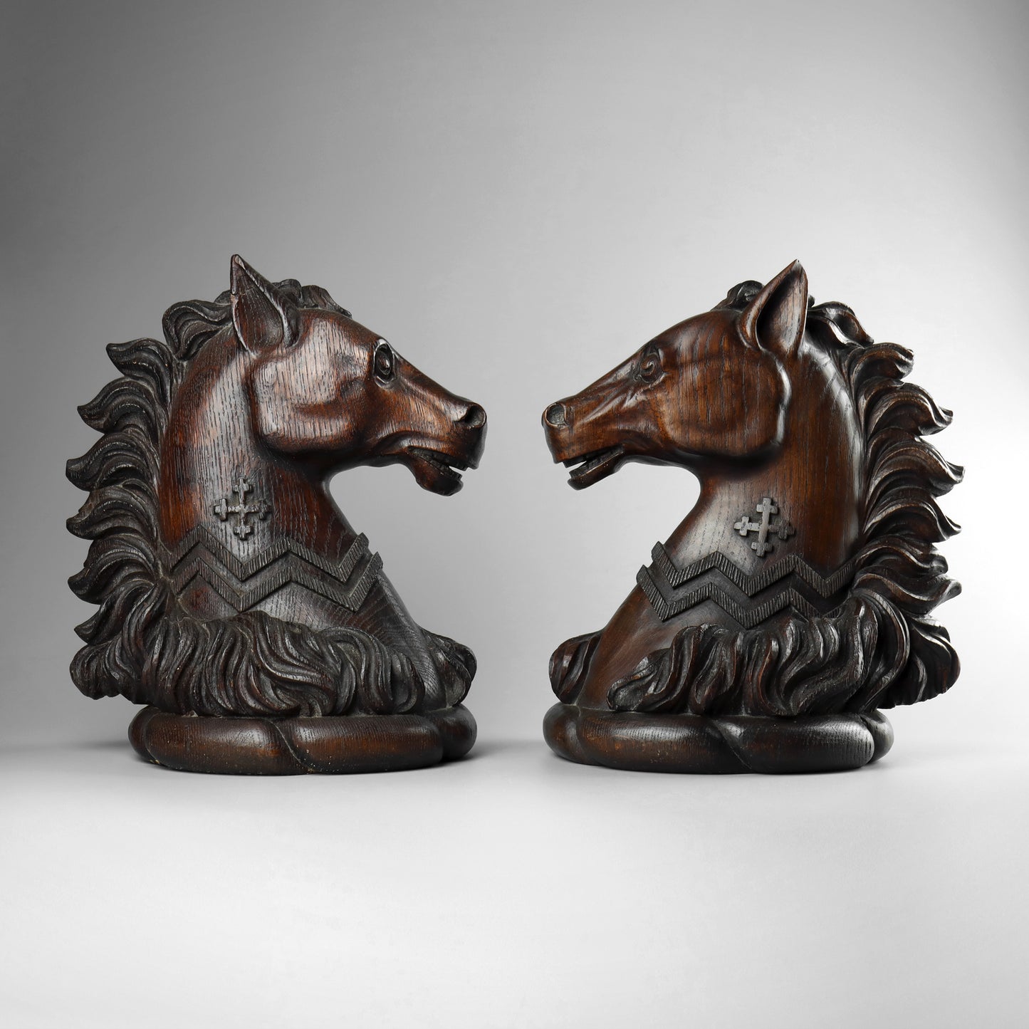 Horse Head Newel Post Finials