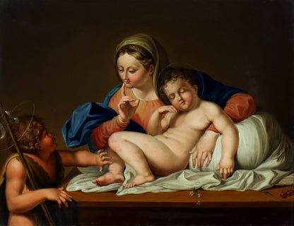 The Madonna and Sleeping Child with Infant St. John