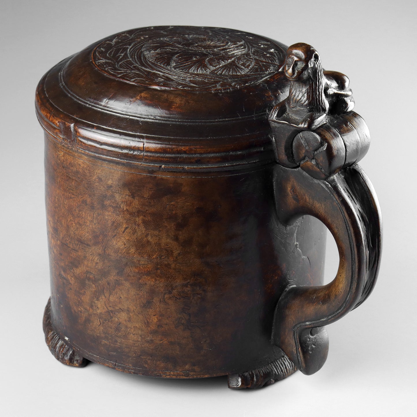 Large Burr Birch Peg Tankard