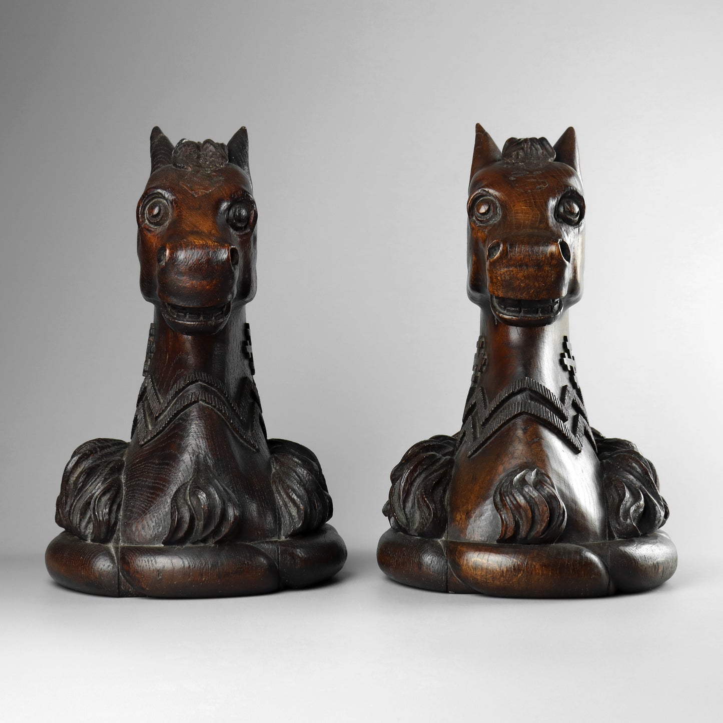 Horse Head Newel Post Finials