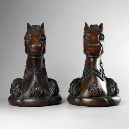 Horse Head Newel Post Finials