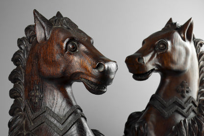 Horse Head Newel Post Finials