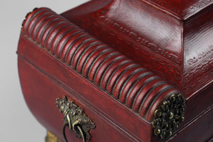 Regency Leather Sewing Box