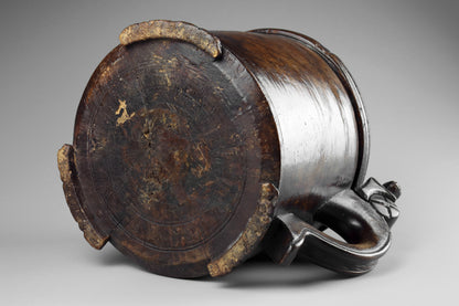 Large Burr Birch Peg Tankard