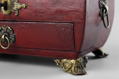 Regency Leather Sewing Box