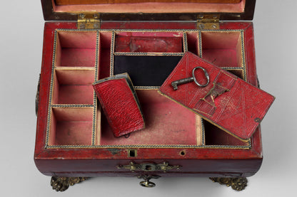 Regency Leather Sewing Box