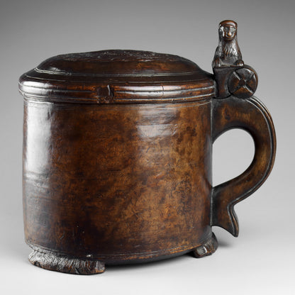 Large Burr Birch Peg Tankard