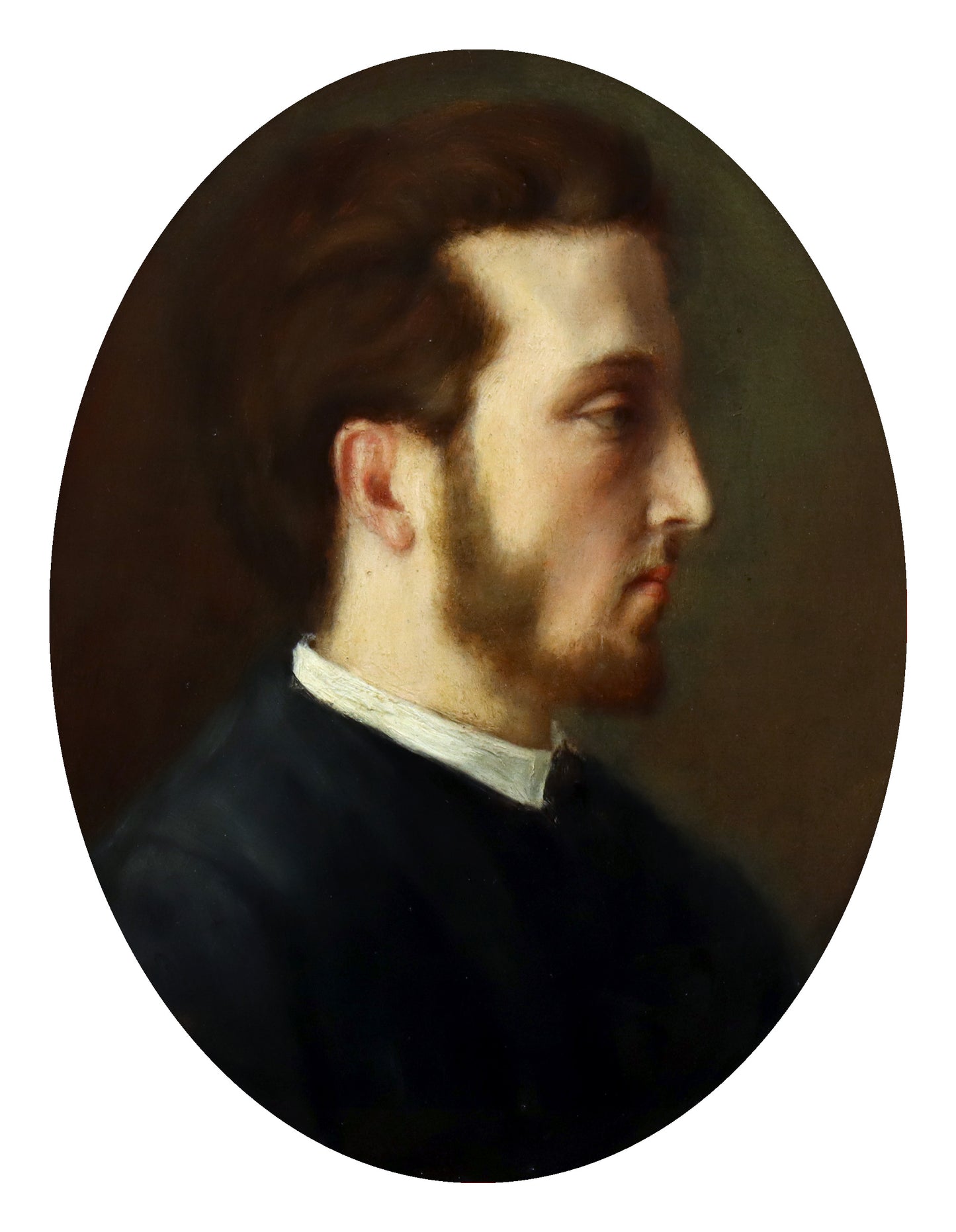 Portrait of a Gentleman in Profile