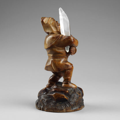 Black Forest Gnome Crystal Miner