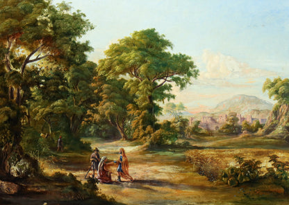 Romantic Landscape & Figures