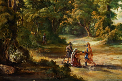 Romantic Landscape & Figures