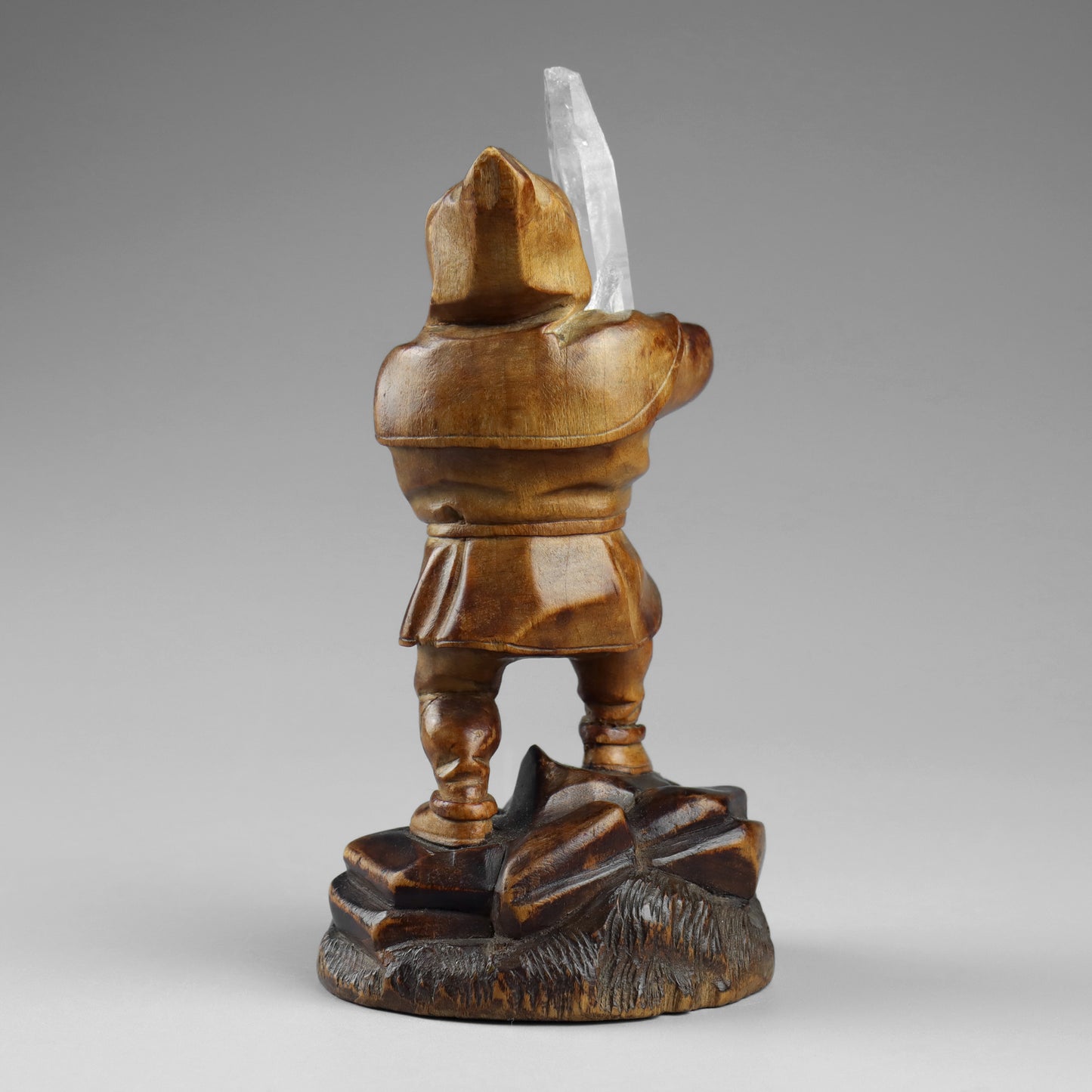 Black Forest Gnome Crystal Miner
