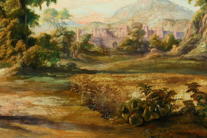 Romantic Landscape & Figures