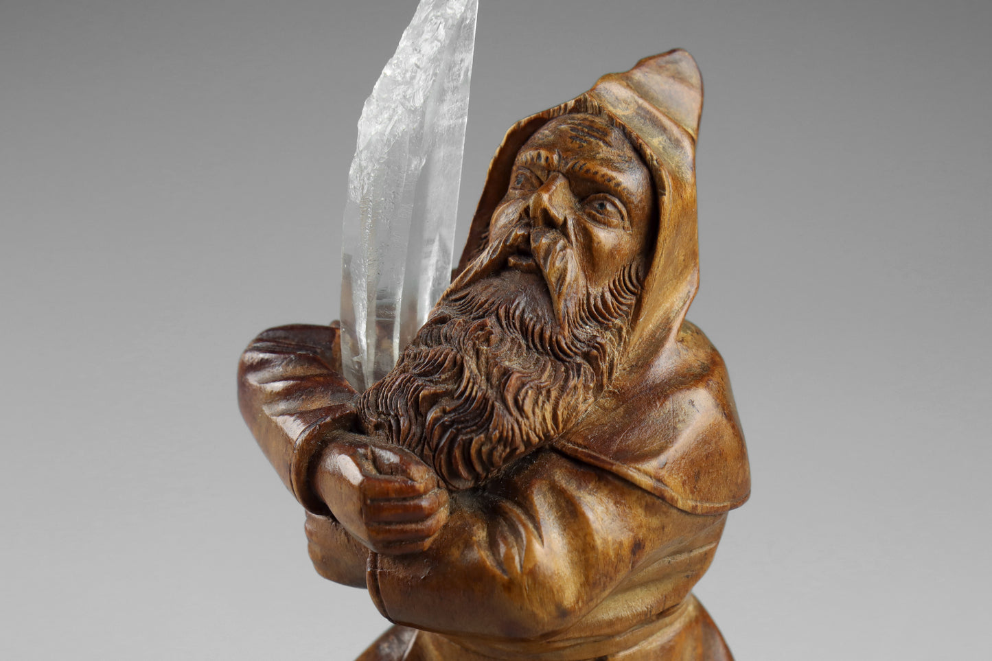 Black Forest Gnome Crystal Miner