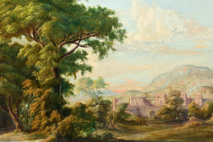 Romantic Landscape & Figures