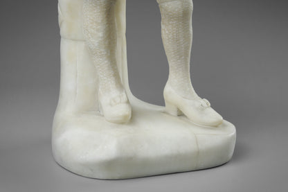 Alabaster Sculpture of a Young Boy