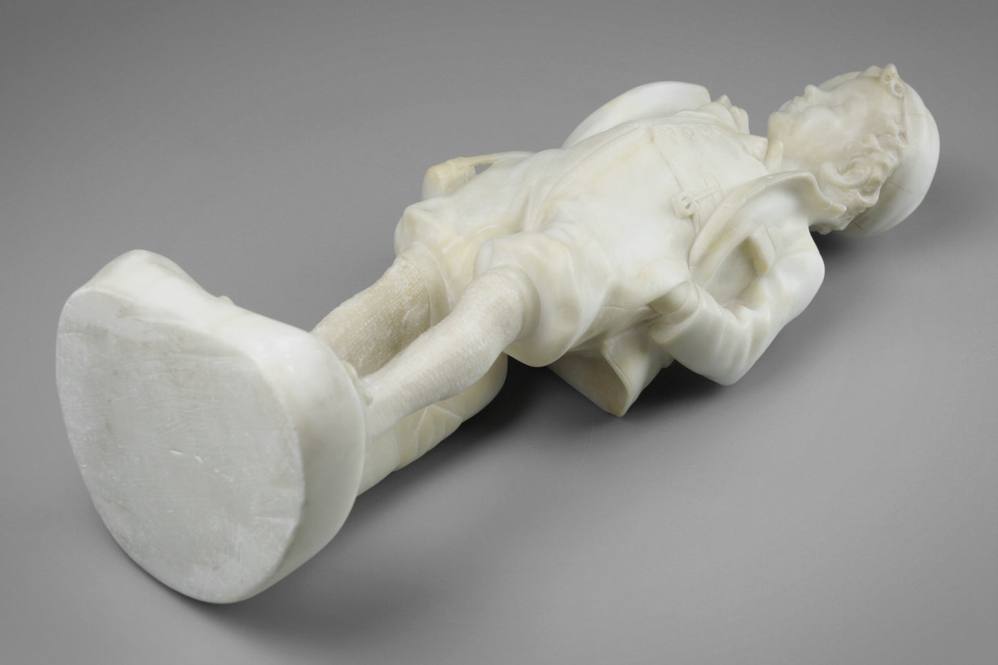 Alabaster Sculpture of a Young Boy