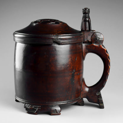 Burr Birch Peg Tankard