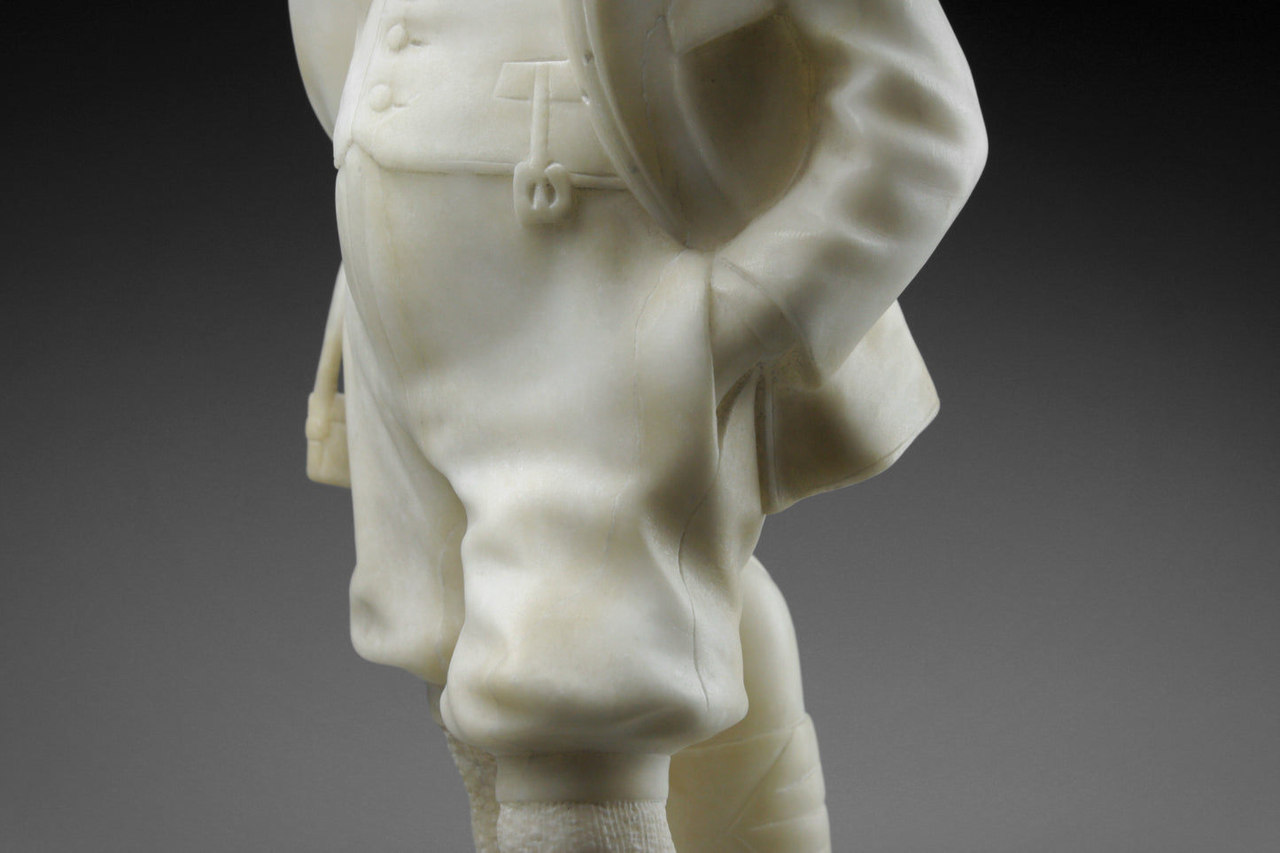 Alabaster Sculpture of a Young Boy