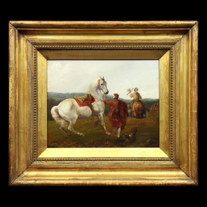 Falconer and Startled Horse