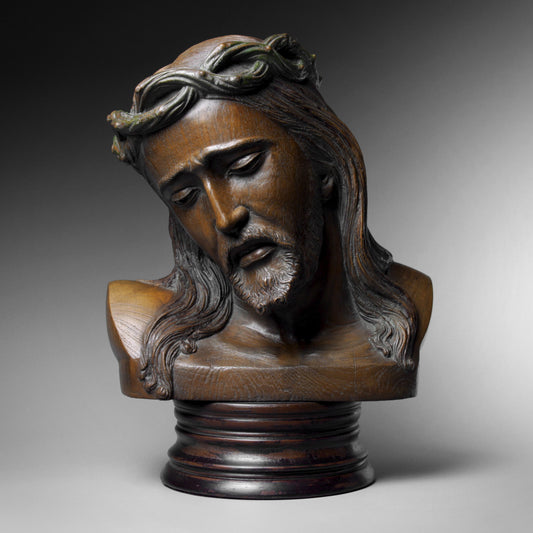 Carved Bust of Christ