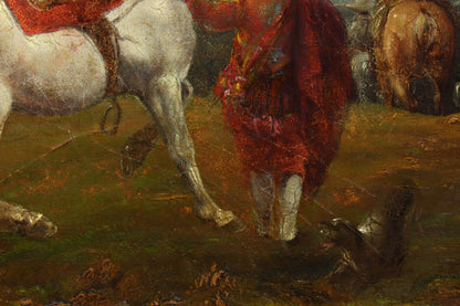 Falconer and Startled Horse