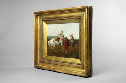 Falconer and Startled Horse