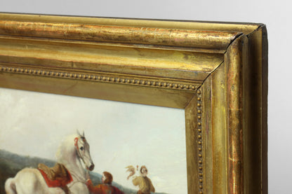 Falconer and Startled Horse
