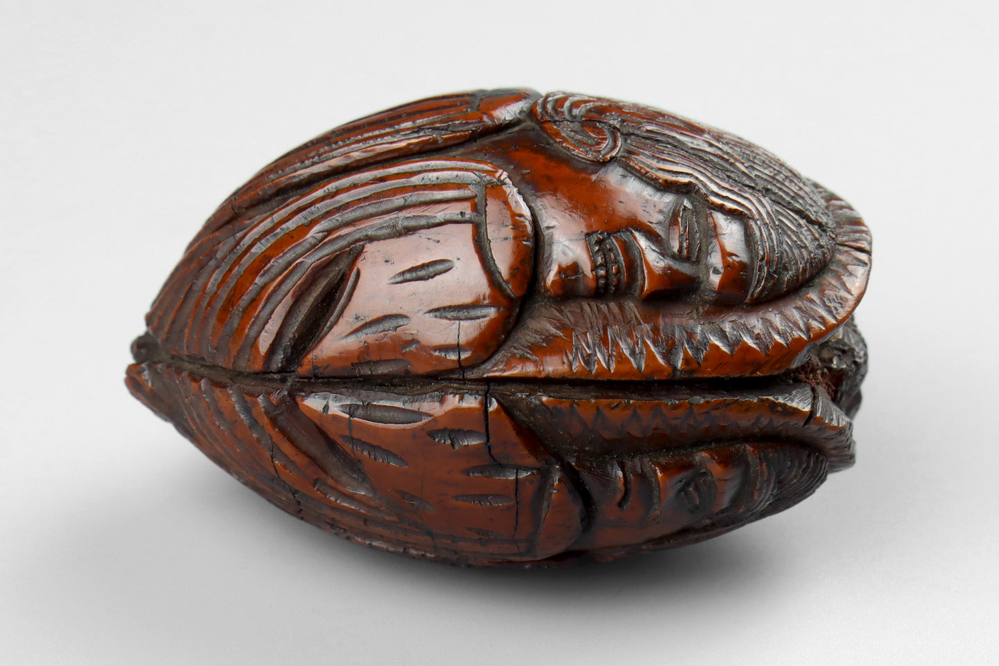 Coquilla Nut Snuff Flask