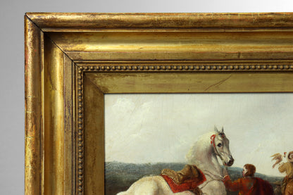 Falconer and Startled Horse