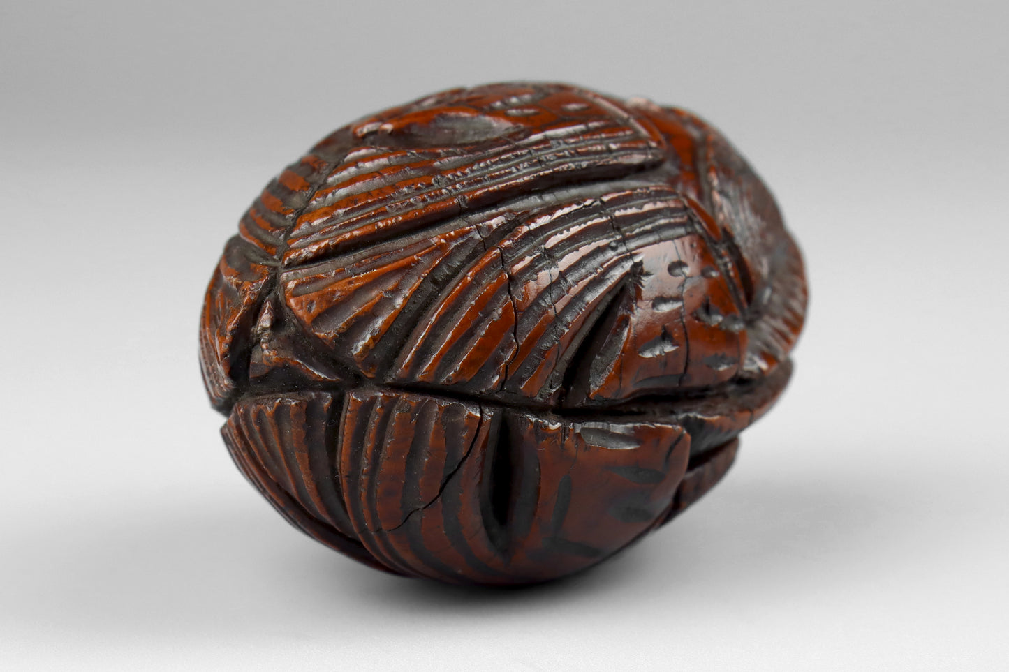 Coquilla Nut Snuff Flask