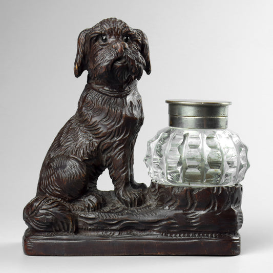 Black Forest Dog Inkwell