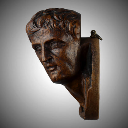 Carved Roundel of Neoclassical Man