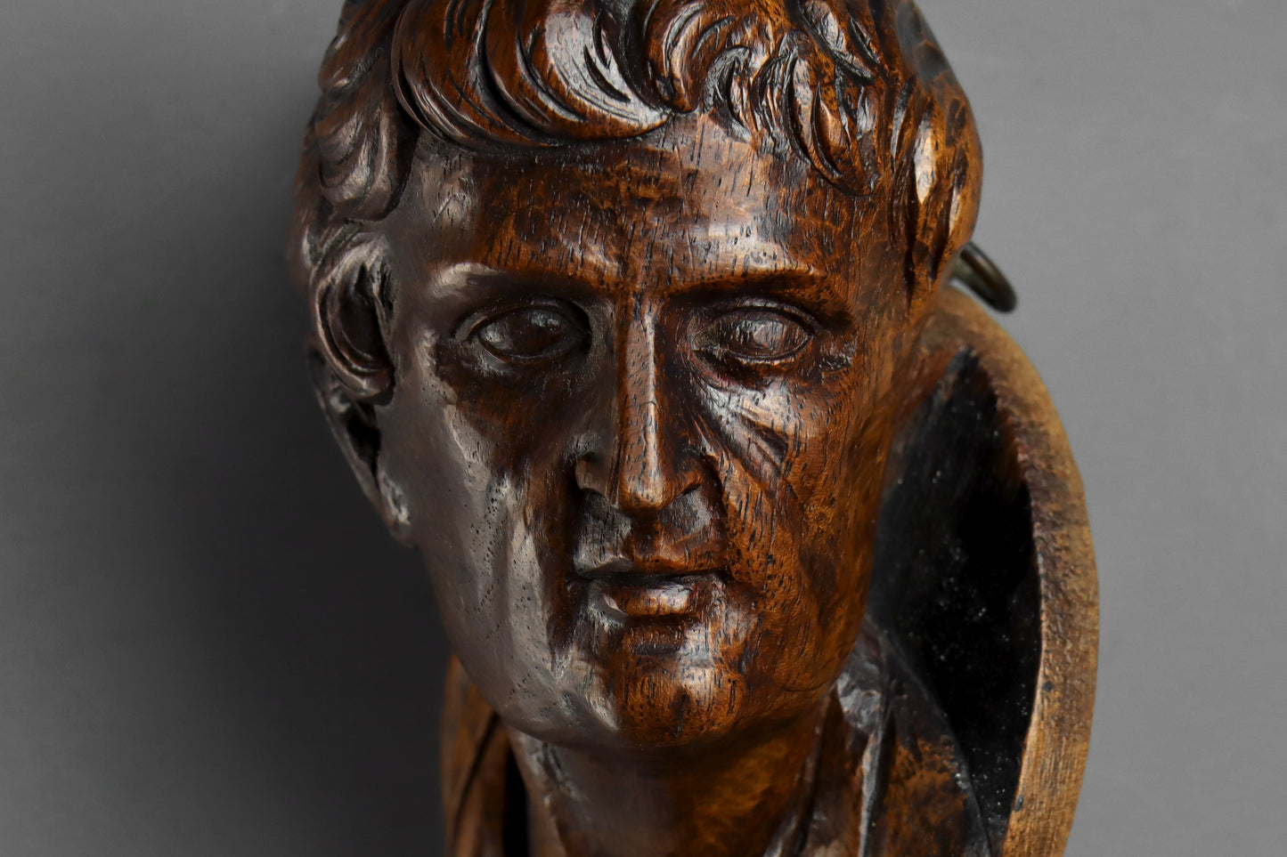 Carved Roundel of Neoclassical Man