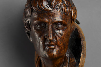 Carved Roundel of Neoclassical Man