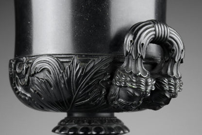 Black Marble Vase