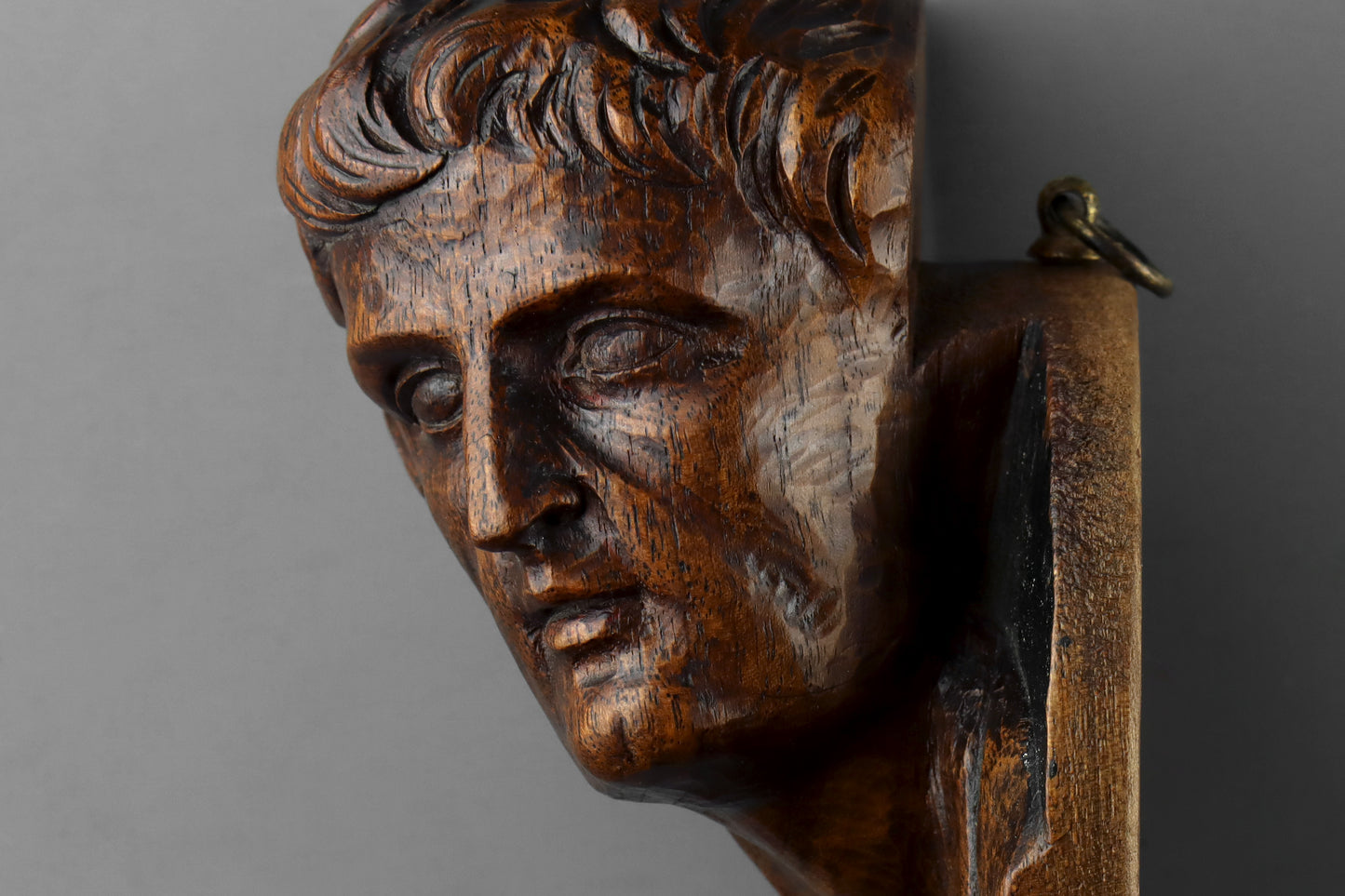 Carved Roundel of Neoclassical Man