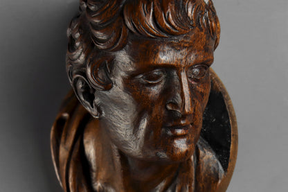 Carved Roundel of Neoclassical Man