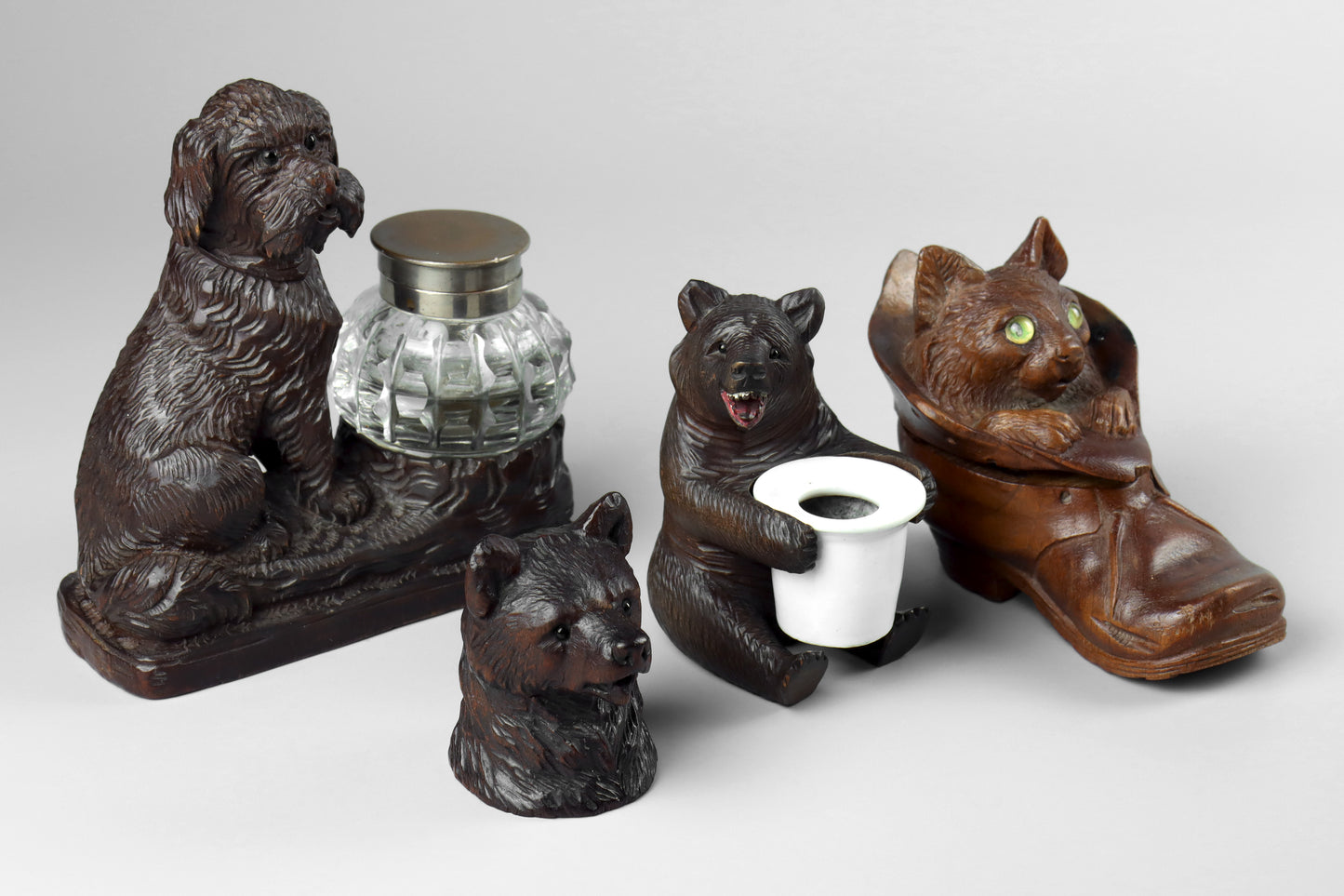 Black Forest Bear Inkwell