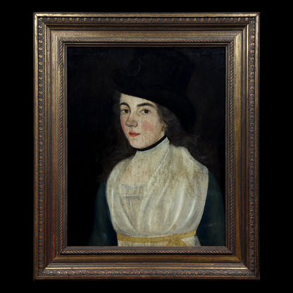 Folk Art Portrait of a Lady