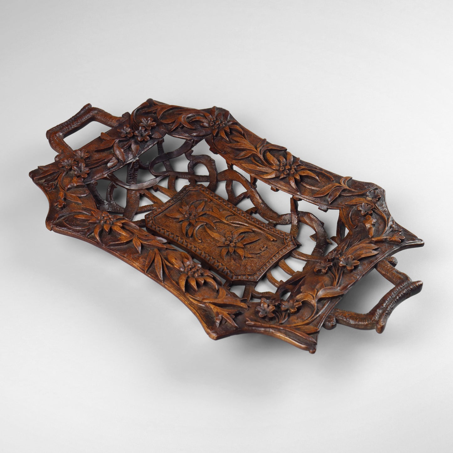 Black Forest Carved Bowl
