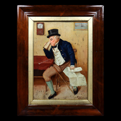 Naïve Portrait of a Gentleman